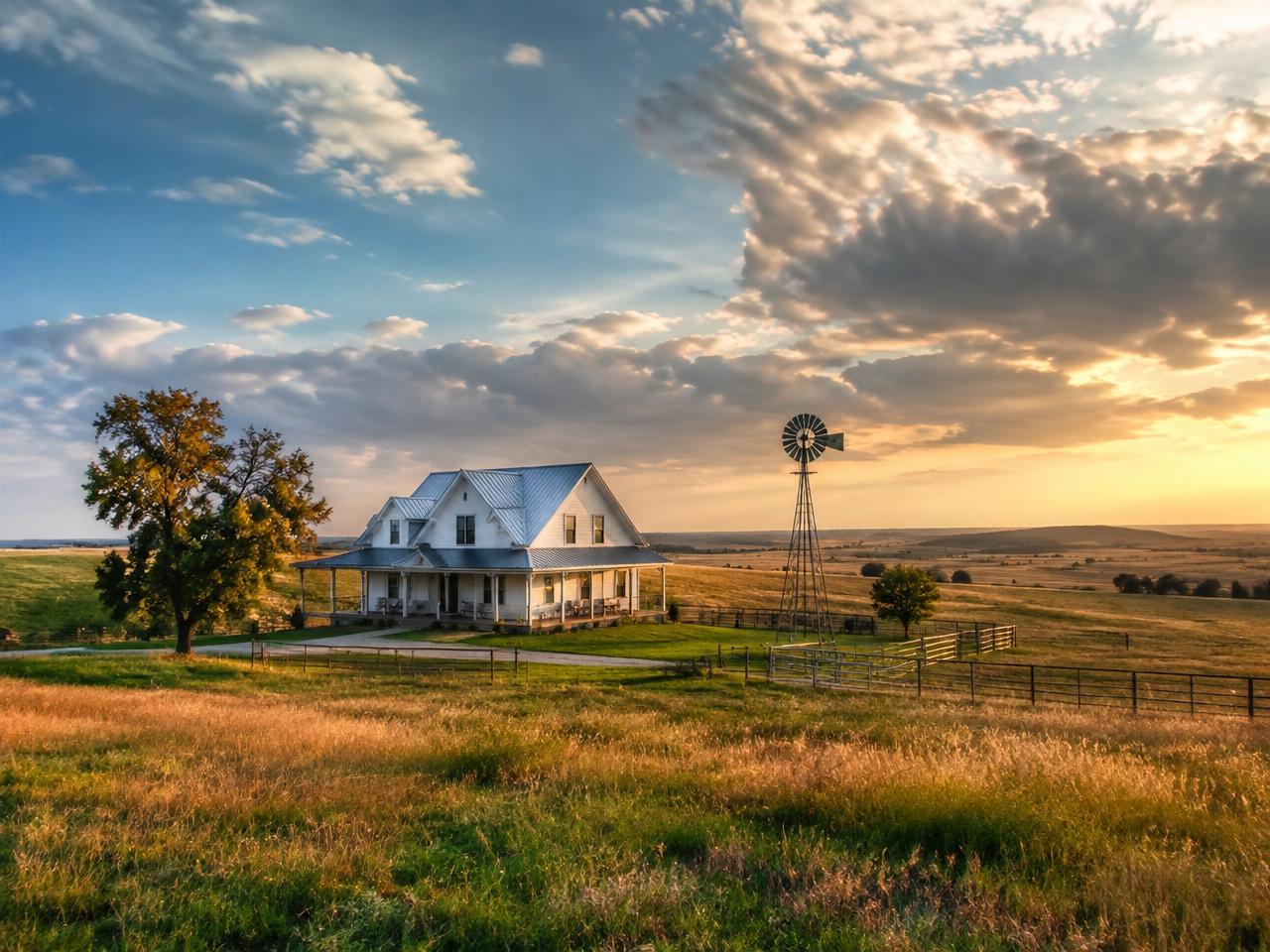 Sunflower Acreage Farmhouse